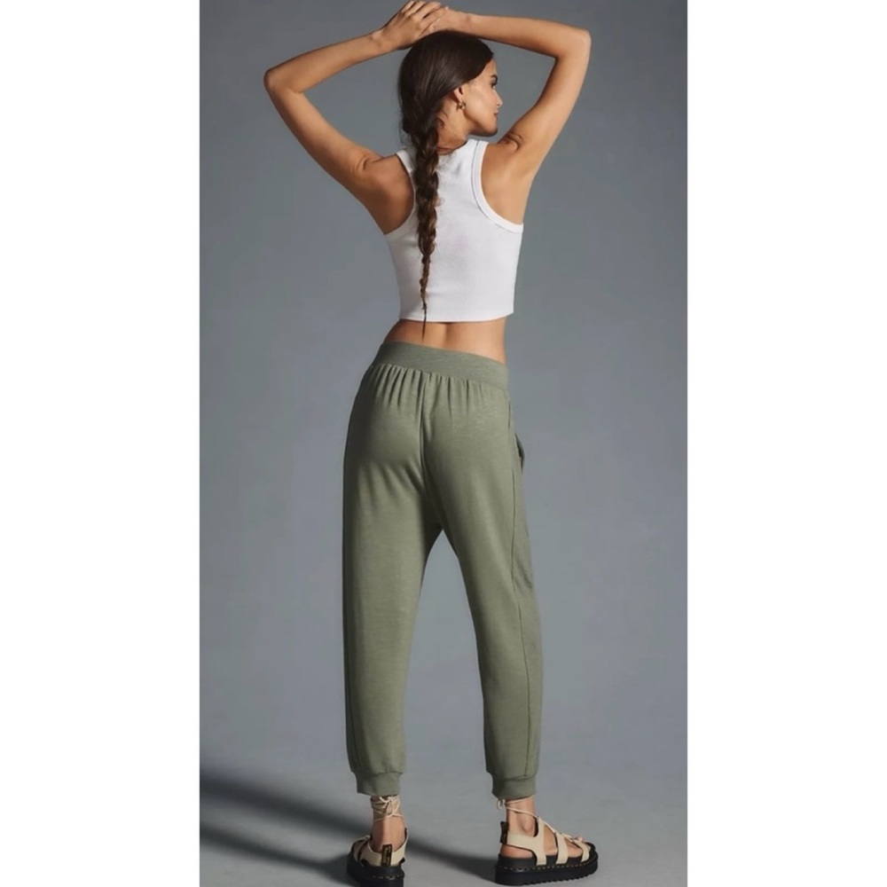 ANTHROPOLOGIE • Daily Practice Olive Green Relaxed Fit Joggers, 3X - Picture 15 of 16